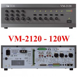 Amply Toa VM-2120 ER 120W chọn 5 vùng loa