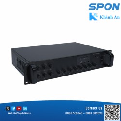 Bộ khuếch đại âm thanh kèm trộn kỹ thuật số, chọn 6 vùng loa, Amply Class-D SPON GEN-4502P12 120W