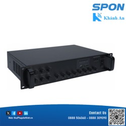 Bộ khuếch đại âm thanh kèm trộn kỹ thuật số, chọn 6 vùng loa, Amply Class-D SPON GEN-4502P24 240W