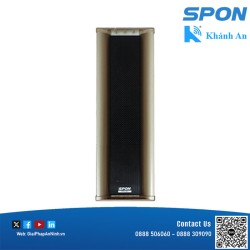 Loa cột IP ngoài trời, vật liệu nhôm SPON NAC-520, loa phát thông báo, giải trí