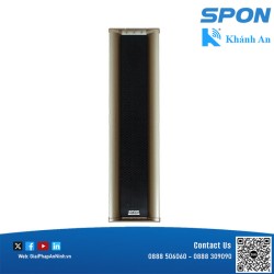 Loa cột IP ngoài trời, vật liệu nhôm SPON NAC-530, loa phát thông báo, giải trí