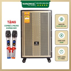 Loa Kéo Nanomax K-1000 Công Suất 450w Karaoke Bluetooth