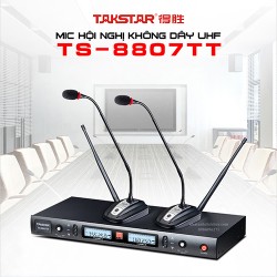 Bộ 2 micro không dây cổ ngỗng để bàn hội nghị Takstar TS-8807TT