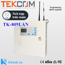 Tủ báo động chống trộm TK-809LAN có cổng mạng LAN kết nối internet