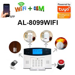 Tủ báo động qua điện thoại dùng APP WIFI ,SIM AL-8099WIFI (có dây và không dây)