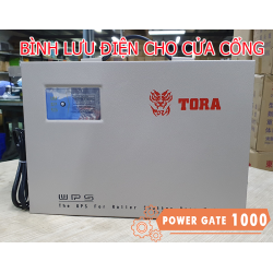 Bình lưu điện TORA cho cửa cổng PG1000, tải moto <600kg