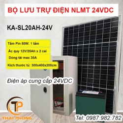 Bộ lưu trữ điện năng lượng mặt trời hệ 24V 20Ah KA-SL20Ah-24V