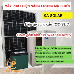 Tủ xạc năng lượng mặt trời 12V/24V KA-SOLAR (bộ ráp sẵn, chưa gồm acquy và tấm Pin)