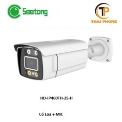 Camera IP HD-IP460TH-2S-H độ phân giải 4MP Có Loa + MIC ban đêm có màu ko cần bật đèn