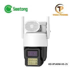 Camera IP HD-IP540W-HS-2S độ phân giải 5MP ban đêm có màu ko cần bật đèn zoom 12X