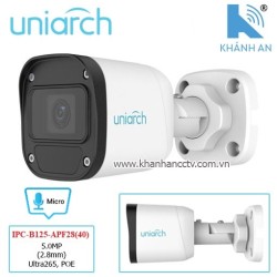 Camera UNIARCH IPC-B125-APF28(40) IP Thân mini 5.0Mp