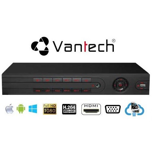 Đầu ghi camera Vantech VP-16260AHDH 16 kênh, đại lý, phân phối,mua bán, lắp đặt giá rẻ