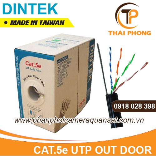 Bán Dây cáp mạng Dintek treo ngoài trời - CAT.5e, 305M giá tốt nhất tại tp hcm