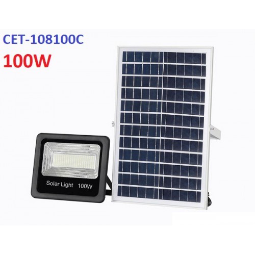 Đèn năng lượng mặt trời 100W CET-108100C, đại lý, phân phối,mua bán, lắp đặt giá rẻ
