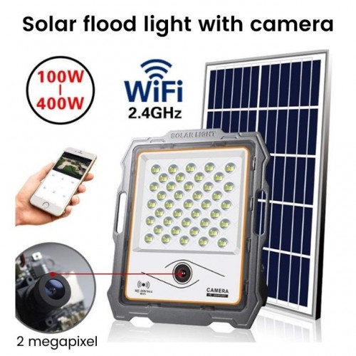 Đèn năng lượng mặt trời 100W kết hợp camera quan sát KA-DW901, đại lý, phân phối,mua bán, lắp đặt giá rẻ