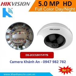 Camera HIKVISION DS-2CC52H1T-FITS 5 HD TVI hồng ngoại 5.0 MP