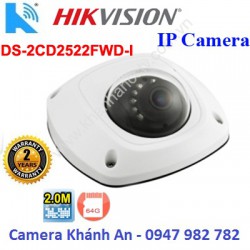Camera HIKVISION DS-2CD2522FWD-I IPC hồng ngoại 2.0 MP
