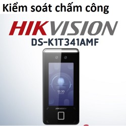 Máy chấm công khuôn mặt, vân tay, thẻ EM HIKVISION DS-K1T341AMF