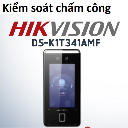 Máy chấm công khuôn mặt, vân tay, thẻ EM HIKVISION DS-K1T341AMF, đại lý, phân phối,mua bán, lắp đặt giá rẻ