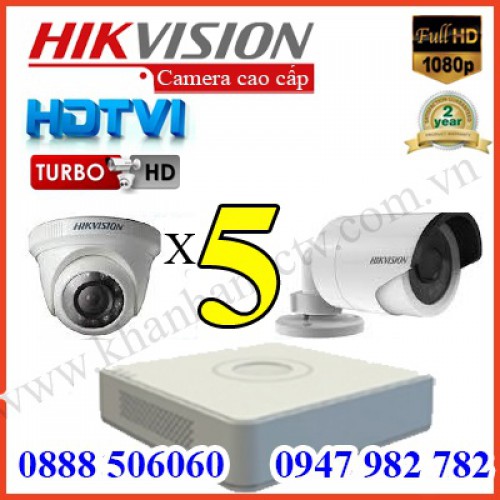 Bộ trọn gói 5 camera 3.0 M giá rẻ tại Tp HCM, đại lý, phân phối,mua bán, lắp đặt giá rẻ