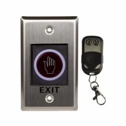 Nút nhấn exit cảm ứng có remote điều khi K2