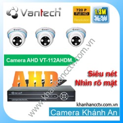 Lắp đặt trọn bộ 3 camera AHD VT-112AHDM