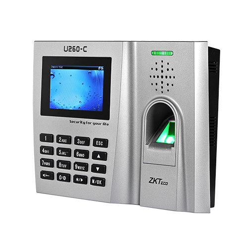 Máy chấm công vân tay  thẻ cảm ứng ZKTECO U260-C, đại lý, phân phối,mua bán, lắp đặt giá rẻ