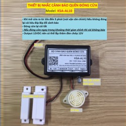 Hướng dẫn cài đặt bộ đèn cảnh báo trạng thái quên đóng mở cửa KSA-AL11 Hướng dẫn cài đặt bộ đèn cảnh báo trạng thái quên đóng mở cửa KSA-AL11