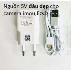 Cốc xạc cổng USB 5V đầu dẹp cho Camera, điện thoại, máy tính bảng, máy nghe nhạc