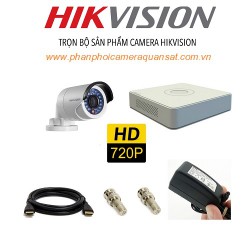 Trọn bộ 7 camera HIKVISION 1.0MP TVI cho Xưởng,Nhà Máy,Cty,Văn phòng,Shop...