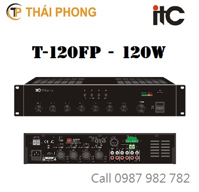 Ampli khuếch đại kèm mixer công suất 120W T-120FP