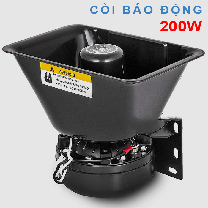 Còi hú xe ưu tiên 100w với amply 200w với nhiều âm thanh khác nhau