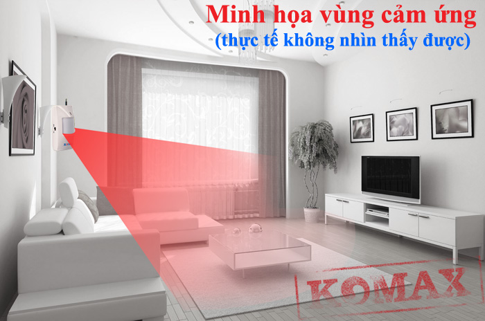 Mắt hồng ngoại chống trộm lắp phòng khách