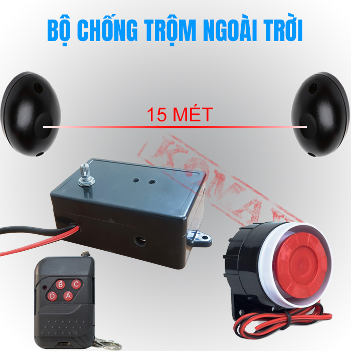 Bộ báo trộm bằng tia laze BEK-0215R (KS-15ABT)