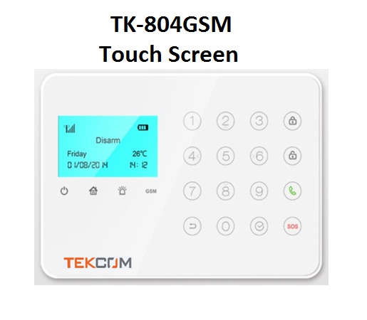 Báo trộm không dây TEKCOM TK-804GSM dùng APP và SIM