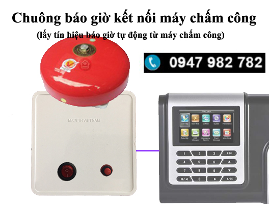 Chuông báo giờ kết nối máy chấm công có dây TR-4000B