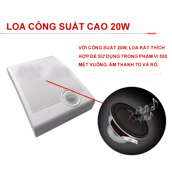 Loa nhắc nhở hồng ngoại bằng giọng nói hướng dẫn ga tàu, công trường ED-JRB-205