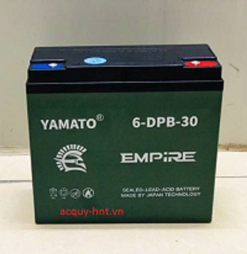 Ắc Quy YAMATO 6-DPB-30 12V-30AH, acquy dùng cho Xe Máy Điện Loa Kéo, Năng Lượng Mặt Trời