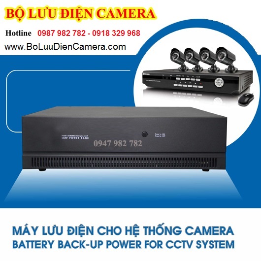 Bộ lưu điện cho 4 Camera CCTV-4