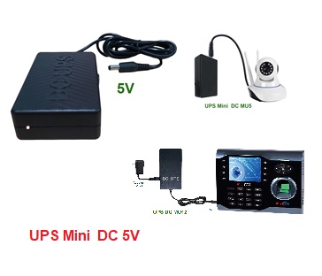 Bộ Cấp nguồn liên tục UPS Mini 5V MU5-2000 cho camera máy chấm công, đại lý, phân phối,mua bán, lắp đặt giá rẻ