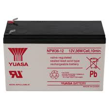 Bình Ắc quy 12V 7A Yuasa NPW36-12