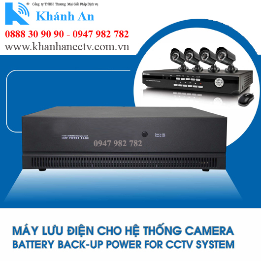 Bộ lưu điện cho 8 Camera CCTV-8