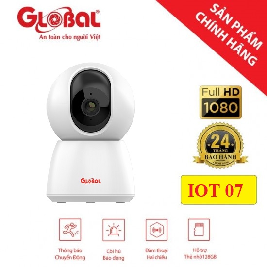 Camera IP Wifi Quay quét 360 độ IOT07 2.0 Megapixel