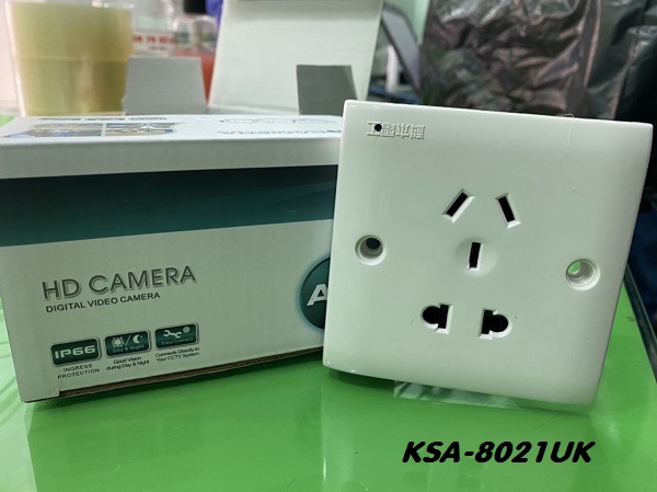 Camera ngụy trang ổ điện dùng wifi không dây KSC-8021UK (đế vuông)