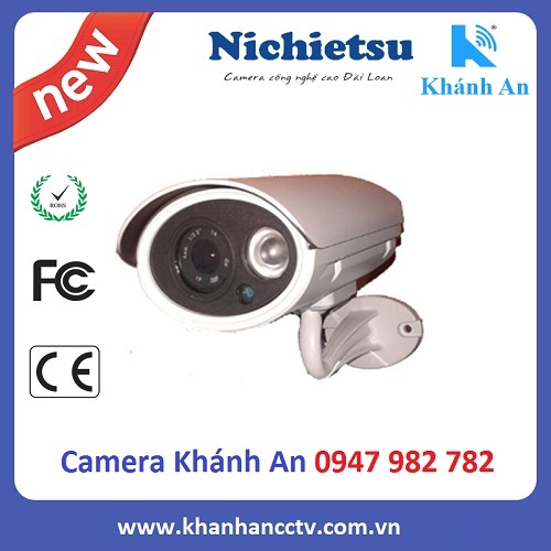 Camera AHD thân vỏ kim loại Nichietsu HD NC-7PE/A1.3M IMX225