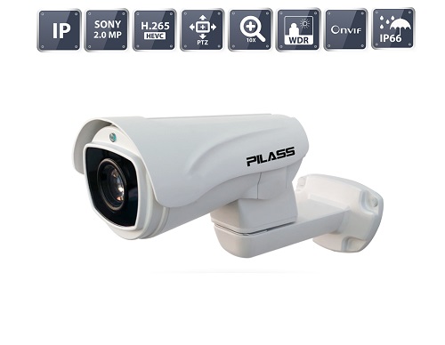 Camera Pilass ECAM-810IP 2.0 MP IP PTZ, Zoom 10X