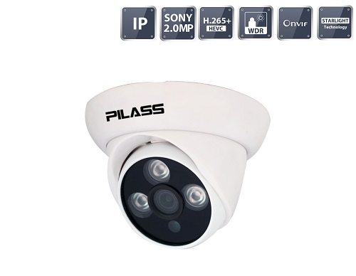 Camera Pilass ECAM-H501IP 2.0 MP IP hồng ngoại