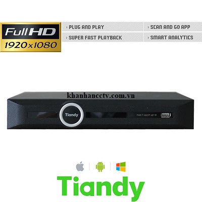 Đầu ghi camera TIANDY NVR TC-R3120 20 kênh