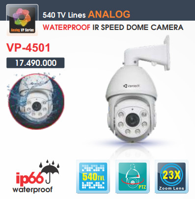 Camera Vantech Speed dome Analog VP-4501 540TVL