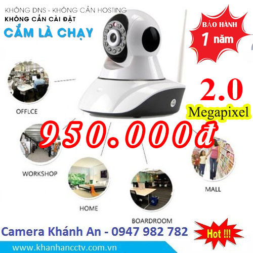 Camera Wifi không dây Ztech ZT-WIFI0520 2.0 Megapixel